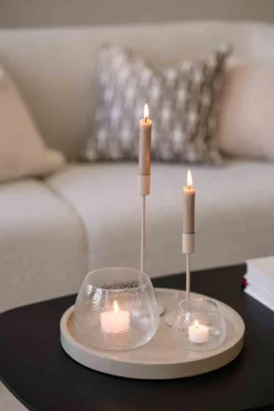 Kremmerhuset Telysestake Glimre 7,5cm klar| Lykter|Lysestaker