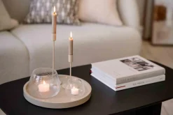 Kremmerhuset Telysestake Glimre 7,5cm klar| Lykter|Lysestaker