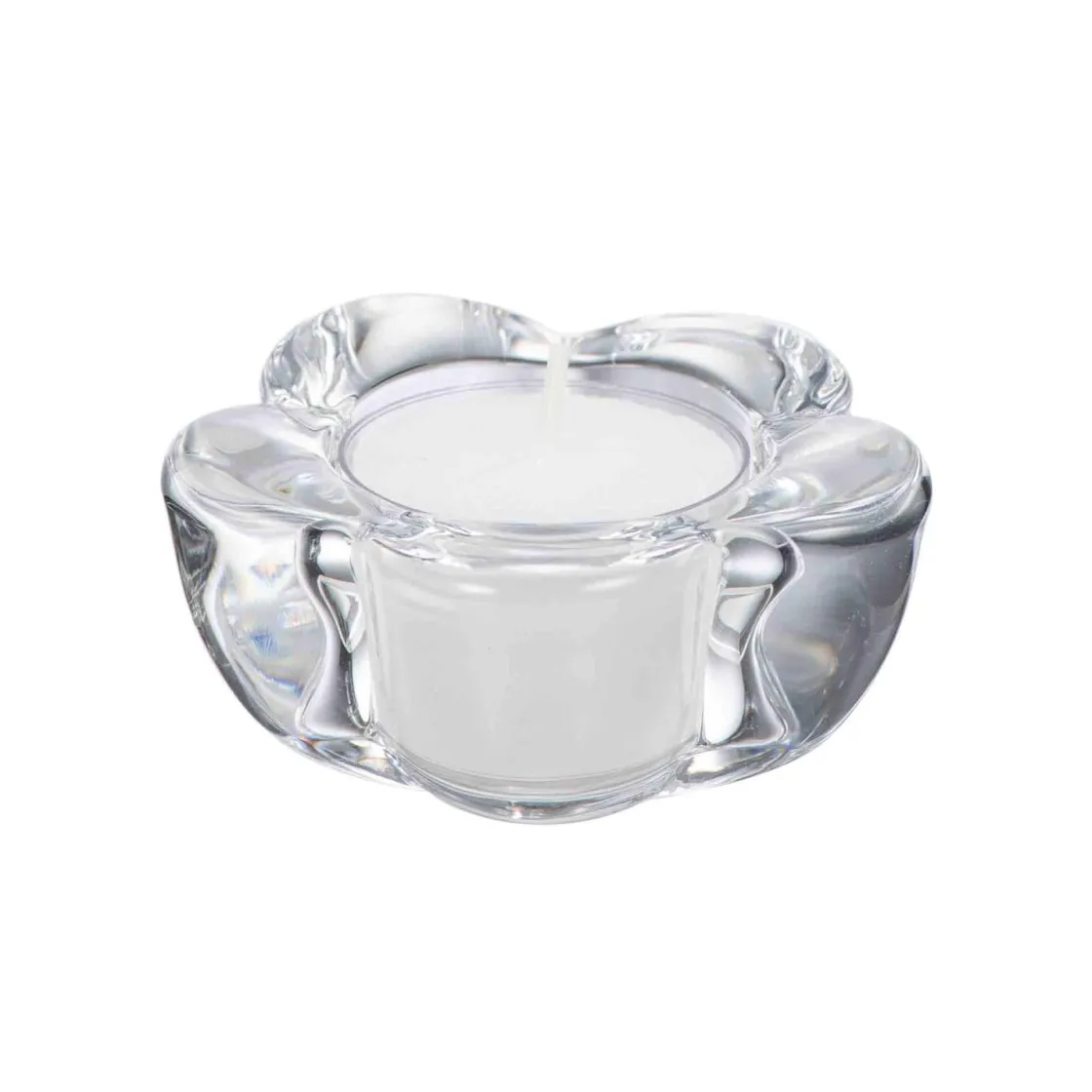 Kremmerhuset Telysholder Blomst 3,8 cm klar| Lykter|Lysestaker