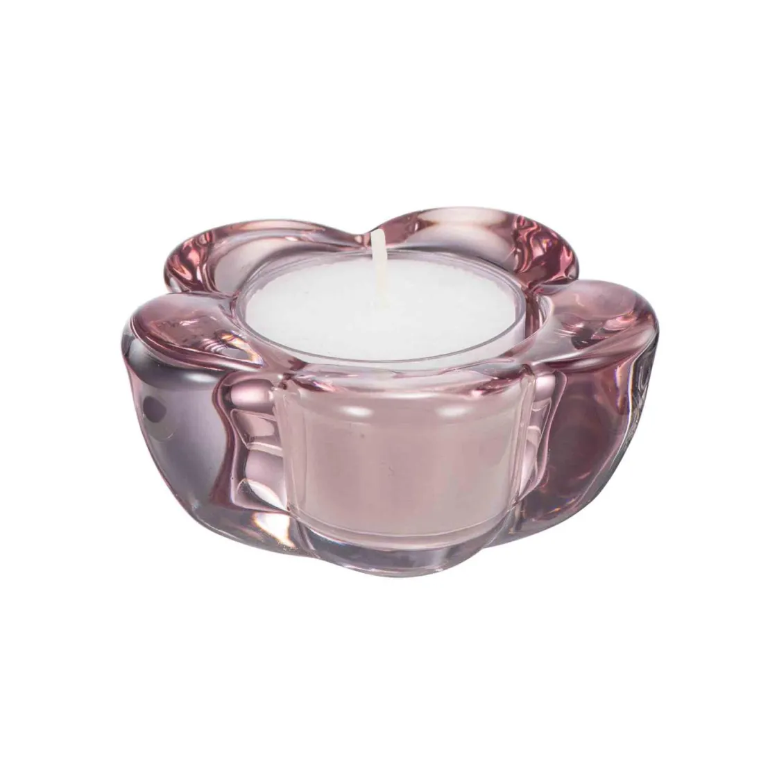 Kremmerhuset Telysholder Blomst 3,8 cm rosa| Lysestaker