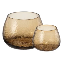 Kremmerhuset Telysholder Glimre 7,5cm brun| Lykter|Lysestaker