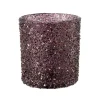 Kremmerhuset Telysholder Glitter burgunder 8 cm| Lykter|Julelys Og Lysestaker