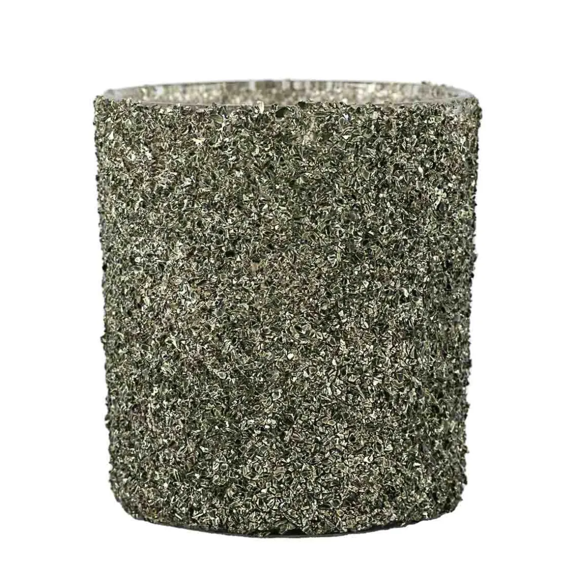 Kremmerhuset Telysholder Glitter Grønn 8 cm| Lykter|Julelys Og Lysestaker