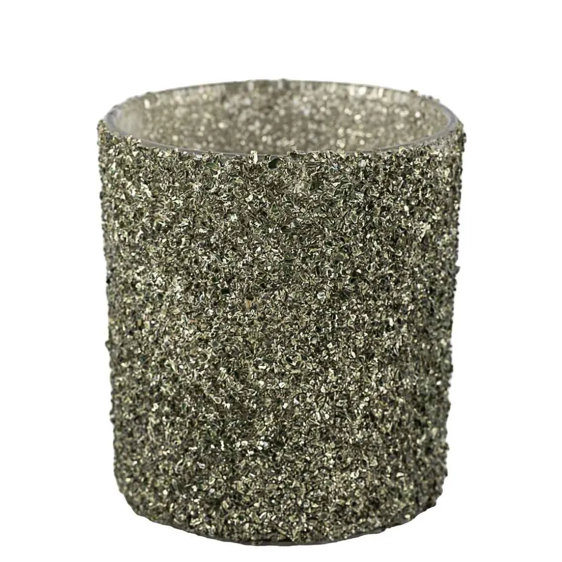 Kremmerhuset Telysholder Glitter Grønn 8 cm| Lykter|Julelys Og Lysestaker