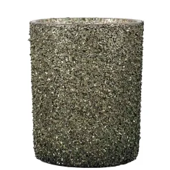 Kremmerhuset Telysholder Glitter Grønn 12,5cm| Lykter|Julelys Og Lysestaker
