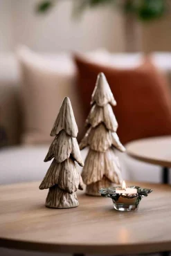 Kremmerhuset Telysholder Lønneblad 10cm Grønn| Lykter|Lysestaker