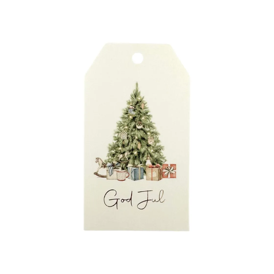 Kremmerhuset Til Fra tag Juletre, 6 stk| Gaveinnpakking|Kort