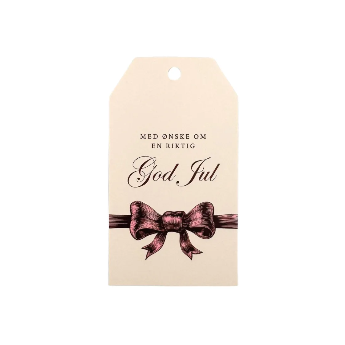 Kremmerhuset Til Fra tag Rød Sløyfe, 6 stk| Gaveinnpakking|Kort