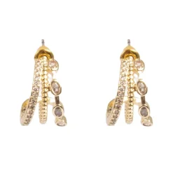 Kremmerhuset Trippel-øreringer, Gull| Ørepynt