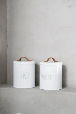 Kremmerhuset Vaskepulverboks Hvitt tøy| Bokser|Oppbevaring Og Kurver